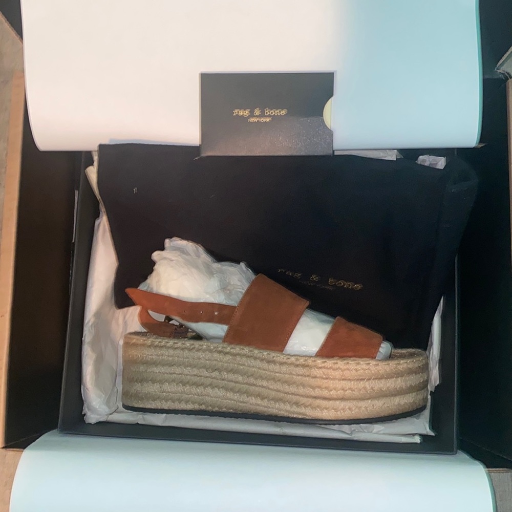 Rag and Bone Odyssey Wedge - Suede